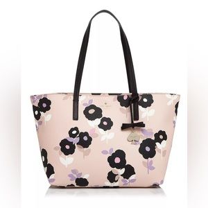 Kate Spade Pink Hawthorne Lane Floral Ryan Tote